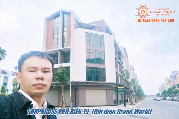 SHOPHOUSE PHỐ BIỂN 19-60 (GÓC, 2 MẶT ĐƯỜNG)